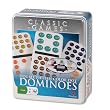 Cardinal Industries Double Fifteen Color Dot Dominoes in a Collectors Tin ~ Cardinal Industries