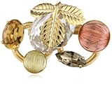 Anton Heunis "Dior Pink" Vintage Inspired Floral Rose Crystal Brooch