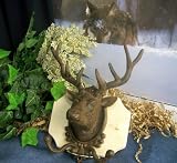 Rustic Cast Iron Elk Deer Head Wall Hook