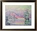 Antibes, Evening, 1914 Styles Framed Art Poster Print by Paul Signac, 29x25