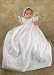 Olivia satin christening gown.