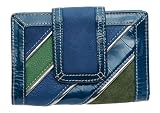 Fossil Wallets - Diagonal Tab Multifunction (Color: Blue Multi)