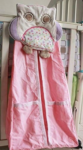 NEW High Quality Embroidered Nursery Diaper Nappy Stacker Organiser Bag (Owl)