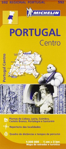 portugal centro michelin regional maps