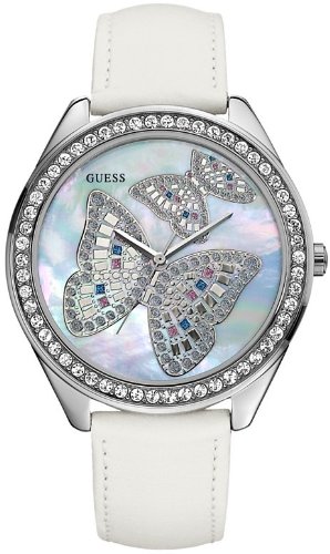 GUESS Mosaic Butterfly Watch