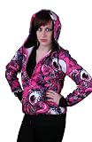 Iron Fist Eyeballs and Tentacles Pink Zip Hoodie