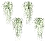 FOUR 33" Artificial Grass Hanging Bushes