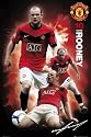 Manchester United - Wayne Rooney 2009-10 - Official Poster 36 x 24 inches