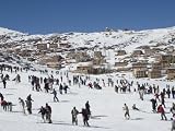 Skiers, Oukaimeden Ski Resort, Morocco, North Africa Photographic Poster Print by Chris Kober, 16x12