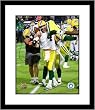 Brett Favre and Greg Jennings Green Bay Packers NFL Framed 8x10 Photograph Record Breaking 421st TD