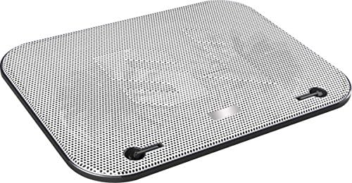 Dual Fan Cooling Pad Vented Lap Desk For Laptops White. Ideal Stand For Gaming And Heavy Processing for Macbook Samsung Ultrabook Toshiba Lenovo Acer Asus Dell Hp Sony