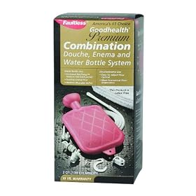 Fautless Goodhealth Combination Douche, Enema, and Water Bottle System (2-Quart Capacity)