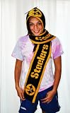 NFL Pittsburgh Steelers Hoodie Fleece Scarf NEW