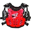 Fly Racing Convertible II Youth Roost Deflector Dirt Bike Motorcycle Body Armor - Mini - Red