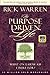 The Purpose-Driven Life