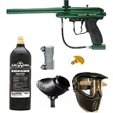 2007 Green Spyder VICTOR Paintball Gun Marker Set