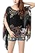 iNewbetter Womens Floral Batwing Sleeve Chiffon Beach Loose Blouse Tunic Tops (Pattern 17) one size