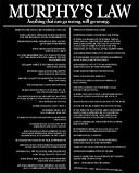 Murphy's Law Humor Mini Poster Print, 16x20