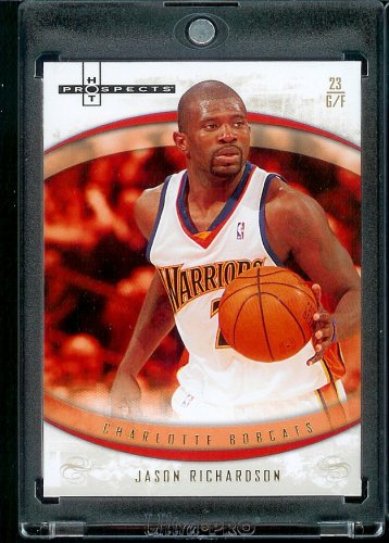 2007-08 Fleer Hot Prospects # 51 Jason Richardson Charlotte Bobcats Basketball Card