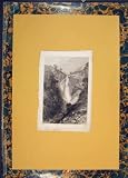 Waterfall Sty Head Cumberland Antique Print Fine Art