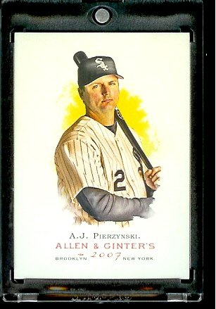 2007 Topps Allen & Ginter # 258 A.J. Pierzynski Chicago White Sox Baseball Card