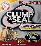 Arm & Hammer Clump & Seal Lightweight Litter, Multi-Cat, 15 Lbs