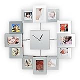 Wanduhr mit Bilderrahmen