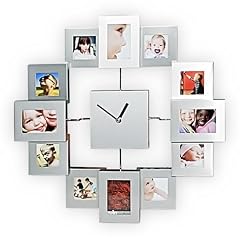 Wanduhr mit Bilderrahmen