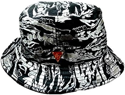 Hater Reversible Silver Jaquard Camo/jet Black Bucket Hat