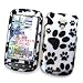 Samsung Epic 4G (Sprint) Rubberized Snap On Protector Hard Case "Paw Prints" Design