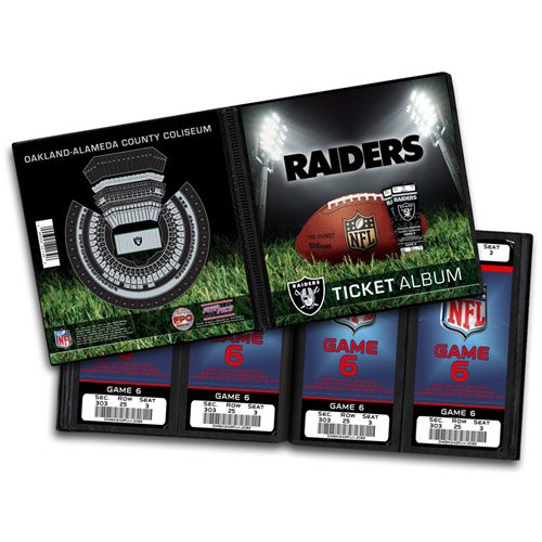 NFL Oakland Raiders Ticket Album