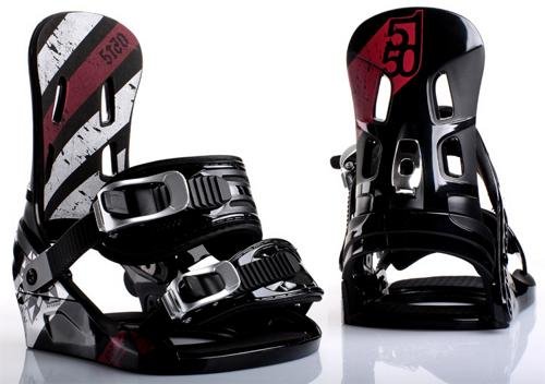 5150 FF1500 10 Hard Snowboard Bindings – Medium – Black
