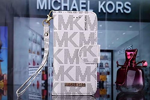 New Luxury S-Leather Wallet Style Flip Case Cover For Apple iPhone 6 Plus (5.5") Retail Packaging (White)