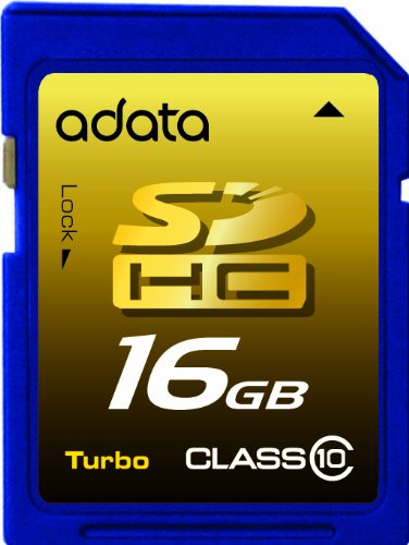 A-Data 16 GB Class 10 SDHC Flash Memory Card 16GSDHC10 (Blue)
