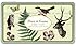 Cavallini Rubber Stamps Flora & Fauna, Assorted with Ink Pad