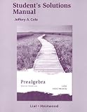 Prealgebra Students Solutions Manual