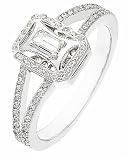 NEW DIAMOND WHITE GOLD LADIES RING