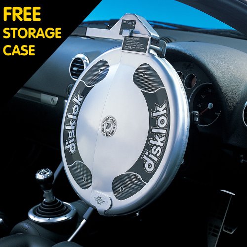 DISKLOK STEERING WHEEL LOCK THATCHAM APPROVED SMALL NEW Jean J. Shepherd