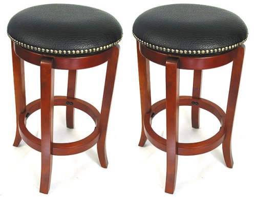 24 Cherry Swivel Barstool