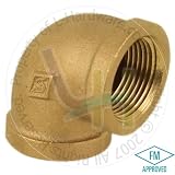 NUSET 1 Brass or Bronze Elbow - 90 Degrees (U90-25)
