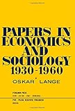 Papers in economics and sociology