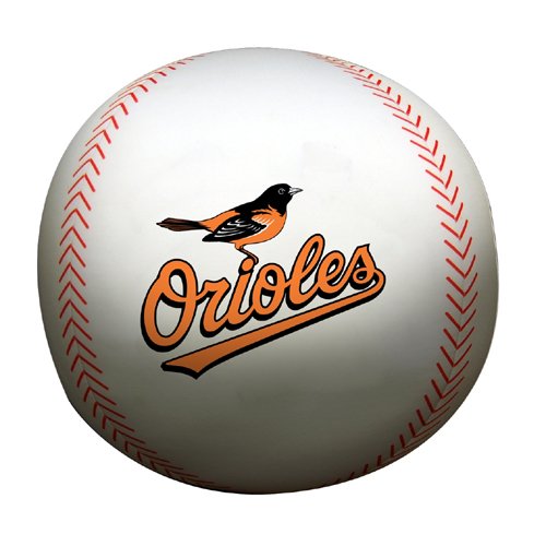 MLB Batlimore Orioles 12-Inch Spandex Baseball Shaped Whoochie Pillow
