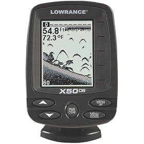Lowrance X50 DS Dual-Search 83 200 KHZ FishFinder by Lowrance