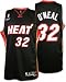 Shaquille O'Neal Black Reebok NBA Swingman Miami Heat Jersey - XX-Large