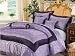 7 Pieces Light Purple Jacquard Floral Comforter Set Bed-in-a-bag Set Full or Double Size Bedding 7 Pieces Light Purple Jacquard Floral Comforter Set Bed-in-a-bag Set Full or Double Size Bedding