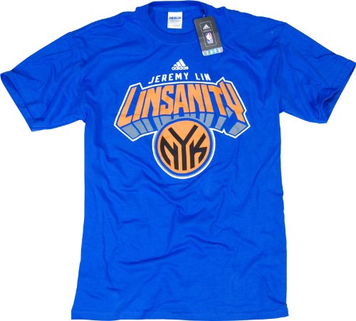 Adidas New York Knicks Jeremy Lin Linsanity T-Shirt Small