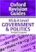 AS and A Level Government and Politics Through Diagrams: Oxford Revision Guides