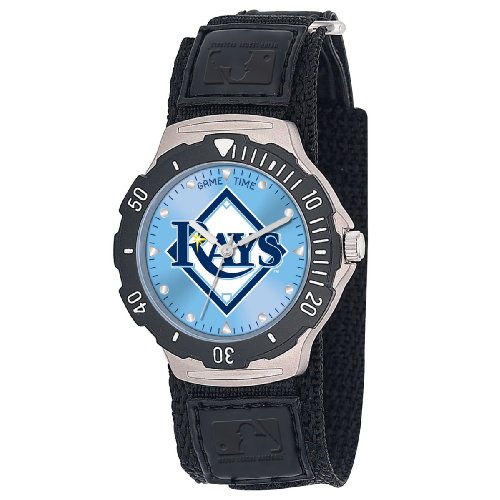 MLB Men's MDV-TB Agent Series Tampa Bay Rays Velcro Watch