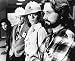 MICHAEL DOUGLAS AS RICHARD ADAMS, JANE FONDA AS KIMBERLY WELLS, JAMES HAMPTON AS BILL GIBSON FROM THE CHINA SYNDROME #1 - BLACK & WHITE Movie Photo- MEDIUM Size Print - SIZE 14x11