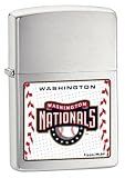 Washington Nationals Satin Chrome Zippo Lighter